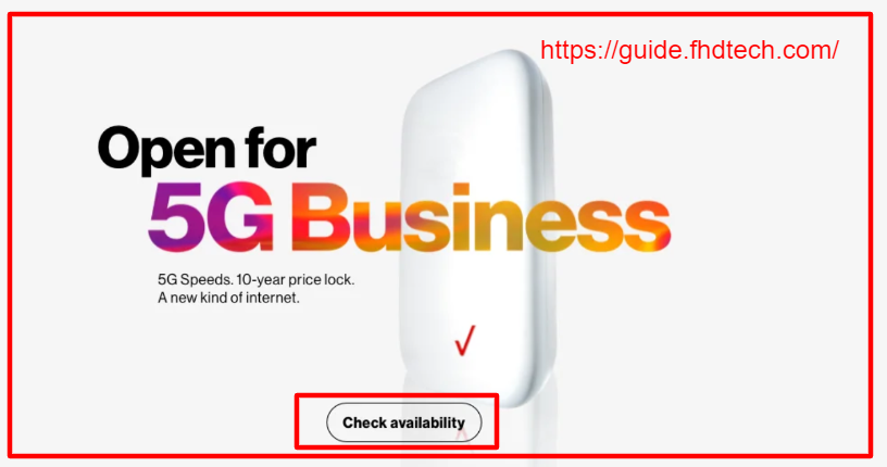 verizon 5g business internet availability